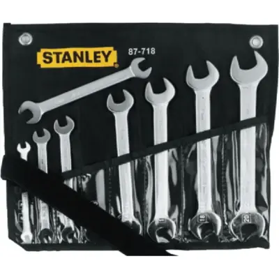 Stanley Open Wrench Set 6 pcs 6mm to 17mm