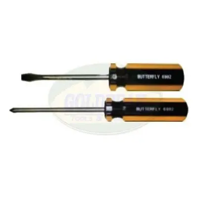 Butterfly #6902 Screwdriver (3/16") 4"(-)&(+)