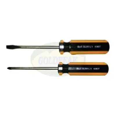 Butterfly #6907 Screwdriver (1/4") 5"(-)&(+)