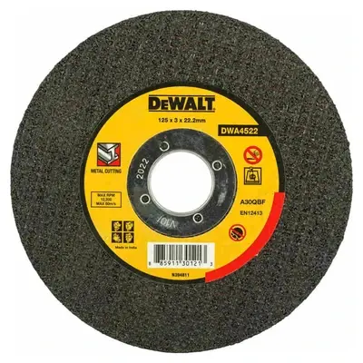 Dewalt DWA4522 Cut Off Wheel 5" for Metal