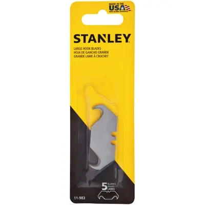 Stanley 11-983 Large Cutter Knife Hook Blade 100pcs