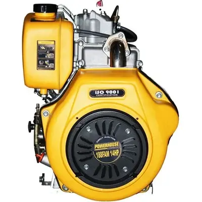 Powerhouse Diesel Marine Standard Speed Engine 3,600RPM w/ Stainless Pipe 14HP (100% Copper)