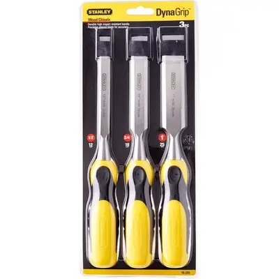 Stanley Wood Chisel Set PVC Handle (3pcs) 16-158