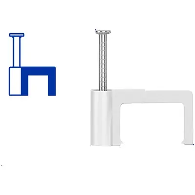Wadfow Cable Clips (Square) 12mml
