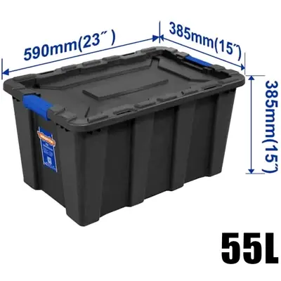 Wadfow Plastic Storage Container 55L