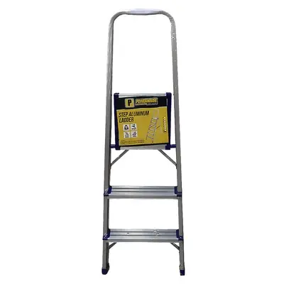 Powerhouse Aluminum Step Ladder 3-Steps
