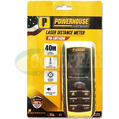 Powerhouse Laser Distance Meter 40 Meters