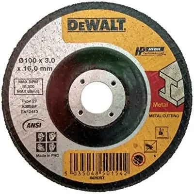 Dewalt DW4520IA Cut Off Wheel 4" for Metal