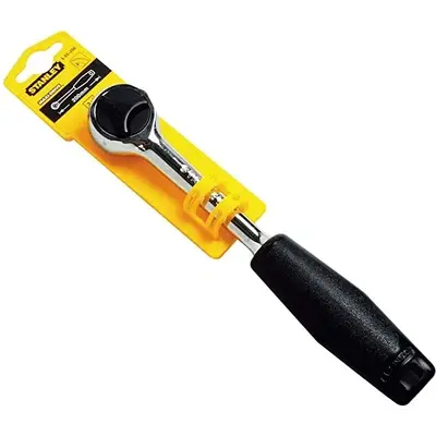 Stanley Quick Release Ratchet Handle Cushion Grip 3/8 x 8-3/4" (86-396)