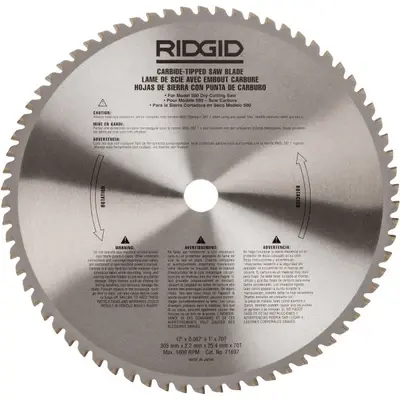 Ridgid 614 Dry Cut Off Machine 14" 71697 - Blade 12" x 70T