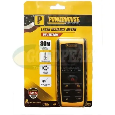 Powerhouse PH-LMT80M Laser Range Finder / Distance Measurer