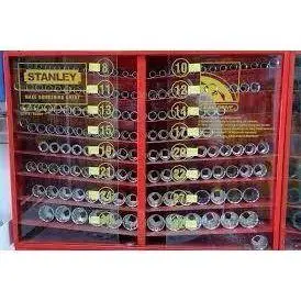 Stanley 1/2" Drive Socket Wrench Set with Steel Merchandiser 89-002