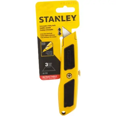 Stanley 10-779 DynaGrip Retractable Utility Cutter Knife 5-5/8"