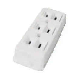 Omni Spring Type Outlet 3-Gang 10A