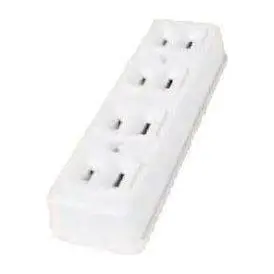 Omni Spring Type Outlet 10A 250V 2-Gang (Blister Pack)