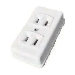 Omni Spring Type Outlet 2-Gang 10A