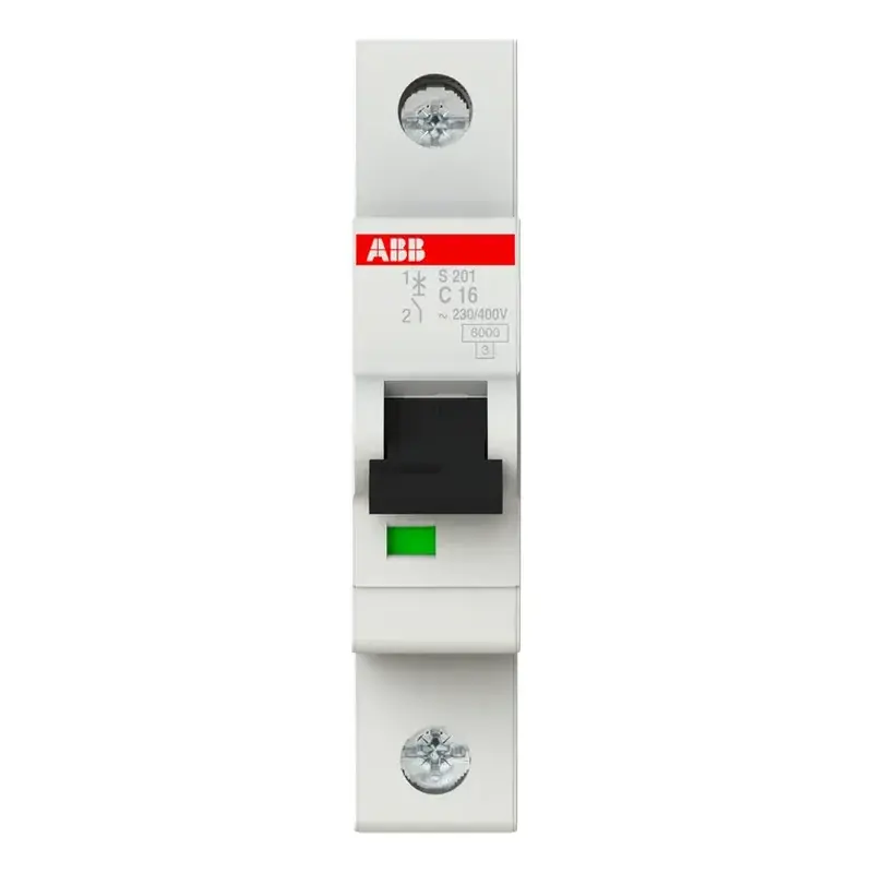 ABB MCB with Status Indicator 3 Pole 16A 10kA