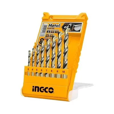 Ingco AKDB1088 HSS Twist Drill Bits 8Pcs Set