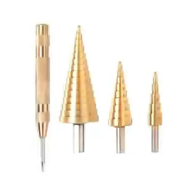 Ingco AKSDS2041 Step Drill Bit 4Pcs Set