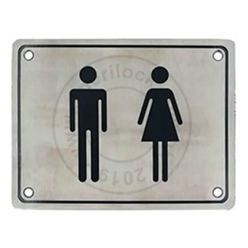 Amerilock AL 863 Restroom Sign Plate