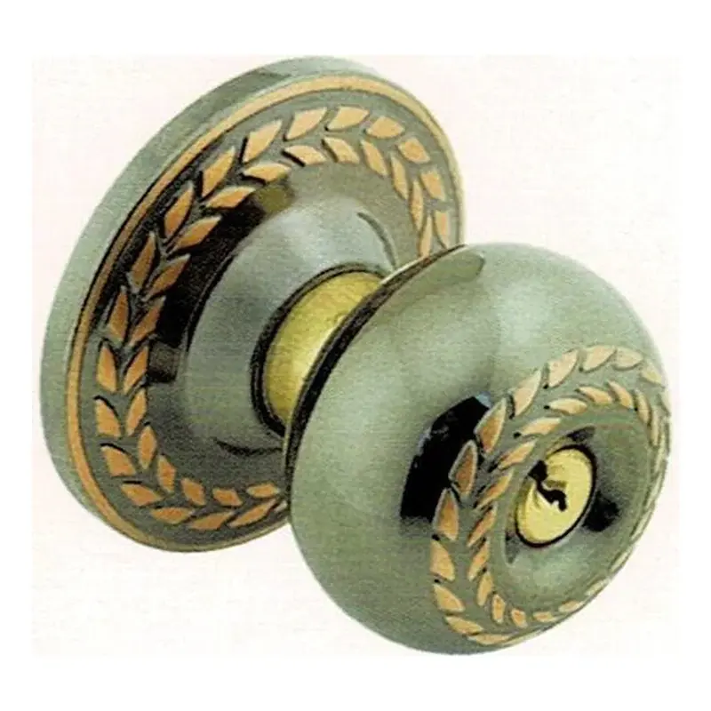 Amerilock AL 9214 Knob Lockset Antique Brass (AB)