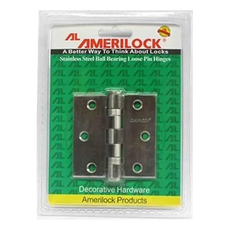 Amerilock Stainless Steel Ball Bearing LPH Hinge 3" x 3"