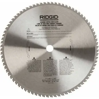 Ridgid 614 Dry Cut Off Machine 14" 71692 - Blade 14" x 80T