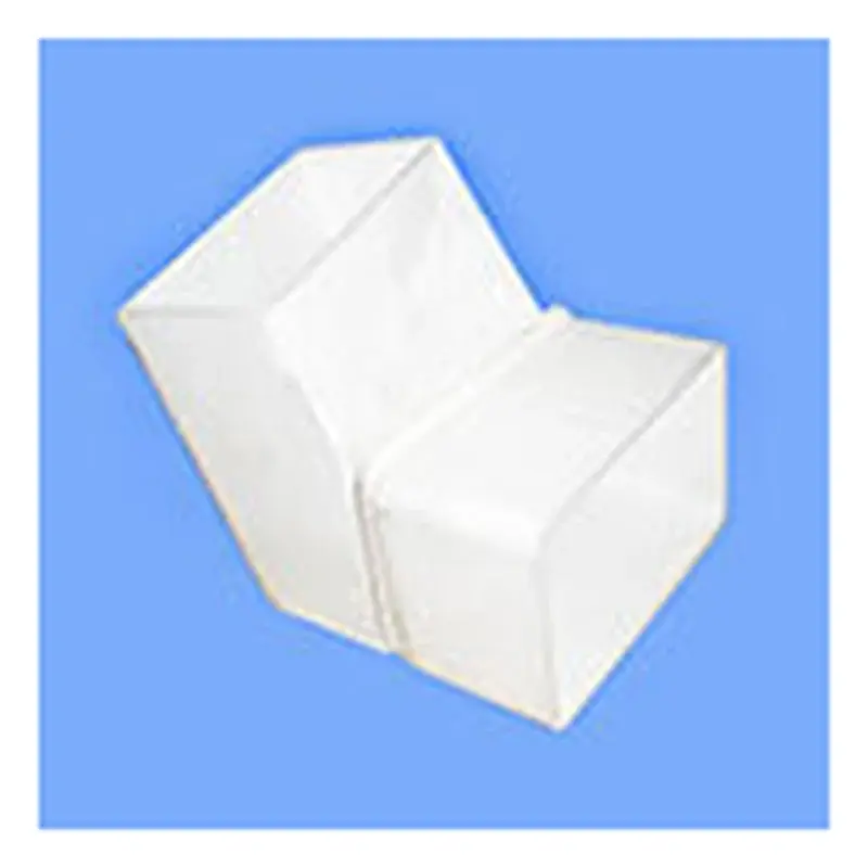 Atlanta Duracon uPVC Downspout 90° Elbow 2-1/2" White