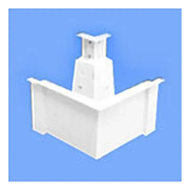 Atlanta Duracon uPVC Gutter Inside Corner 26" White