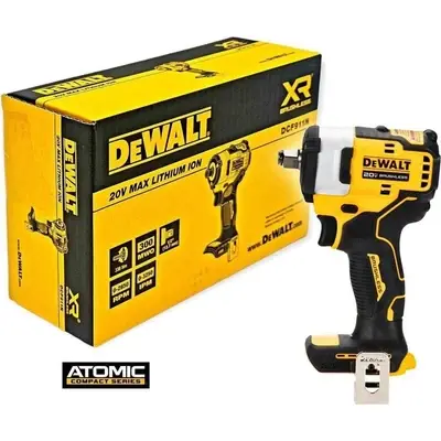 Dewalt DCF911N 20V Cordless Impact Wrench 1/2" (Atomic) 338Nm