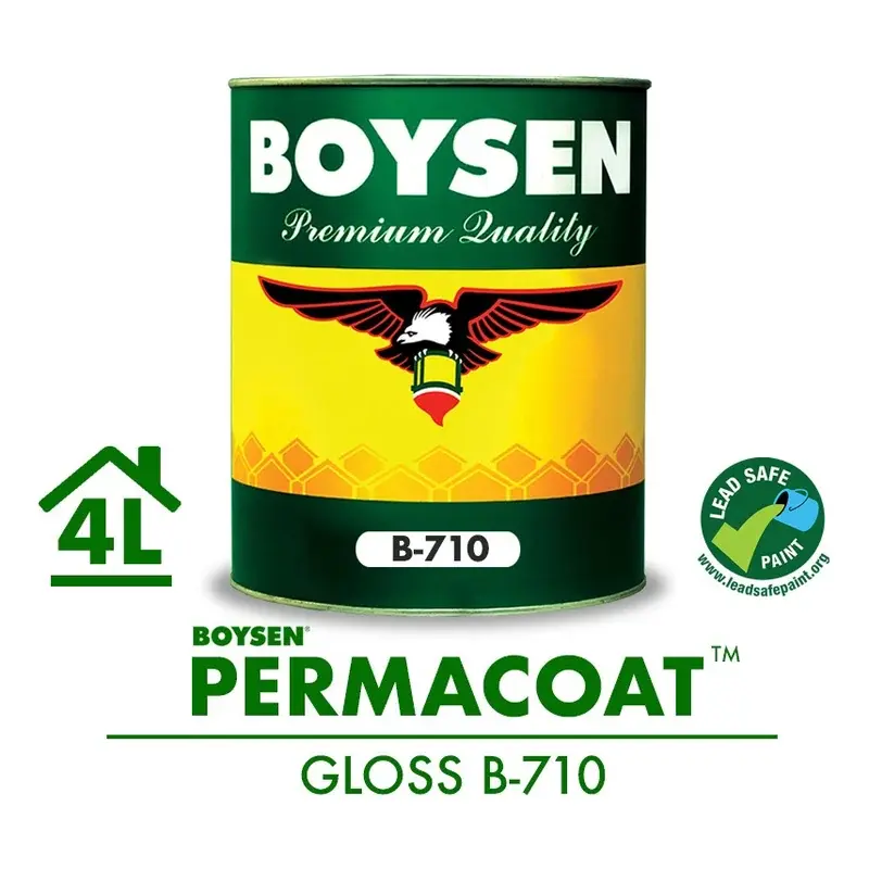 Boysen Permacoat Gloss Latex Paint White 1L