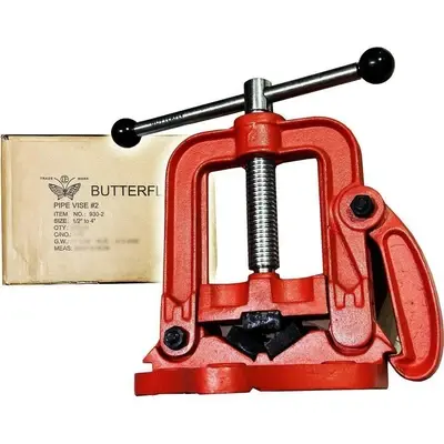 Butterfly Pipe Vise / Yoke Vise No.1 (3/8"-2-1/2")