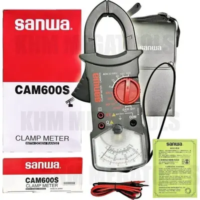 Sanwa CAM600S AC Analog Clamp Meter / Multi Tester