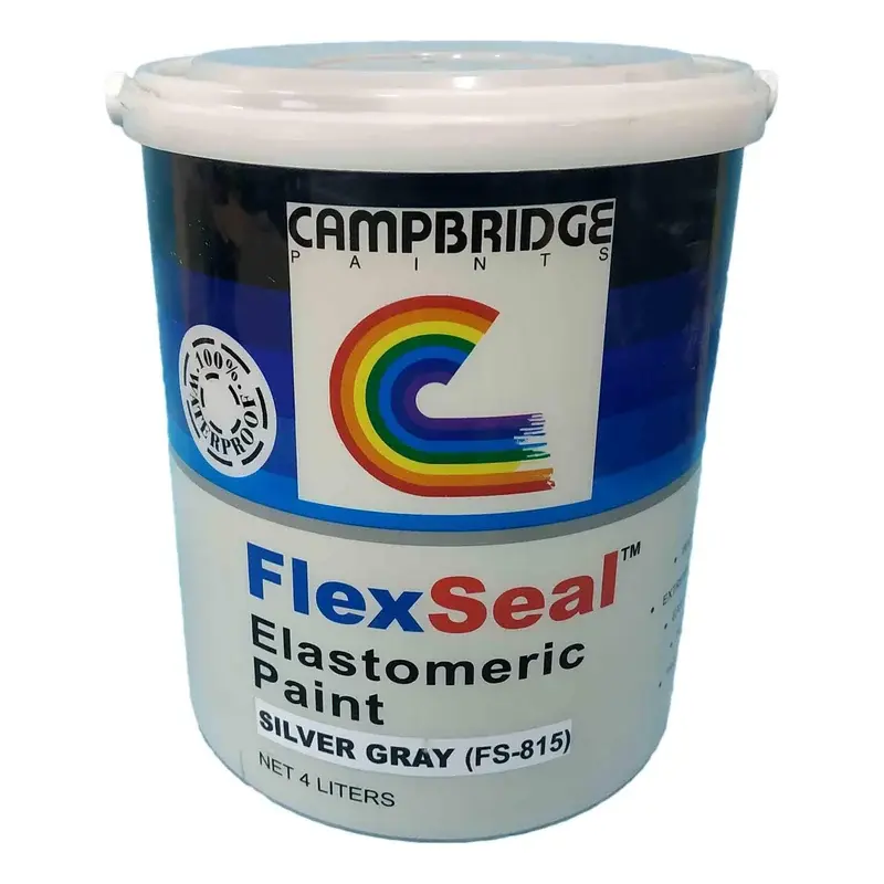 Campbridge FlexSeal Elastomeric Paint Gray 4L