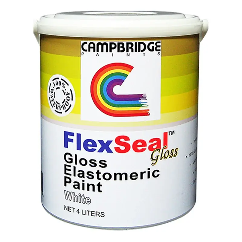 Campbridge FlexSeal Gloss Elastomeric Paint Spanish Red 4L