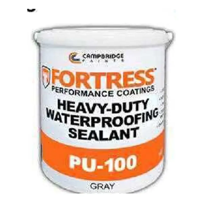 Campbridge Fortress PU-100 Heavy-Duty Waterproofing Sealant Gray 4L (6kg)
