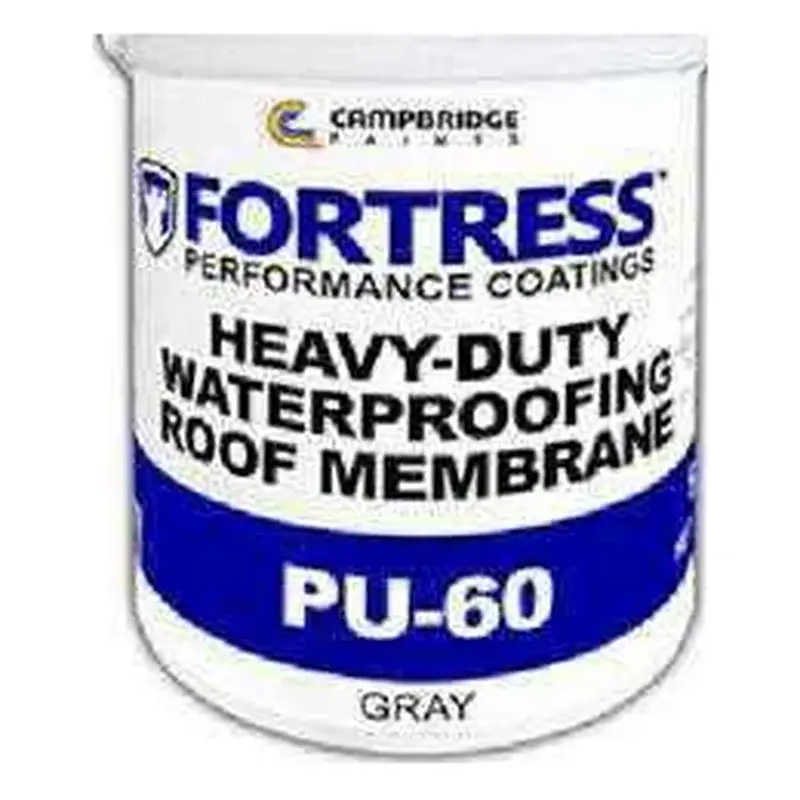 Campbridge Fortress PU-60 Heavy-Duty Waterproofing Roof Membrane White 16L