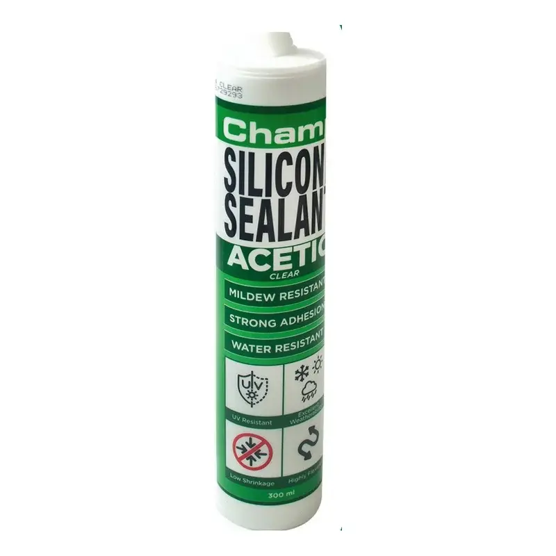 Champ Acetic Silicone Sealant Clear 300ml