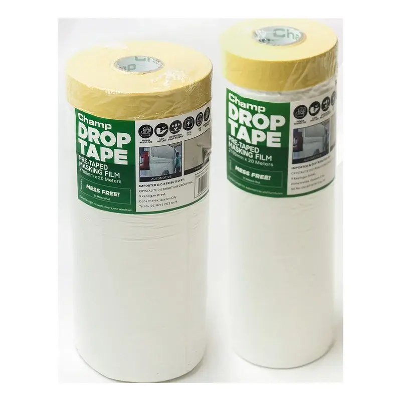 Champ Drop Tape Pre-Taped Masking Film 2100mm x 20m