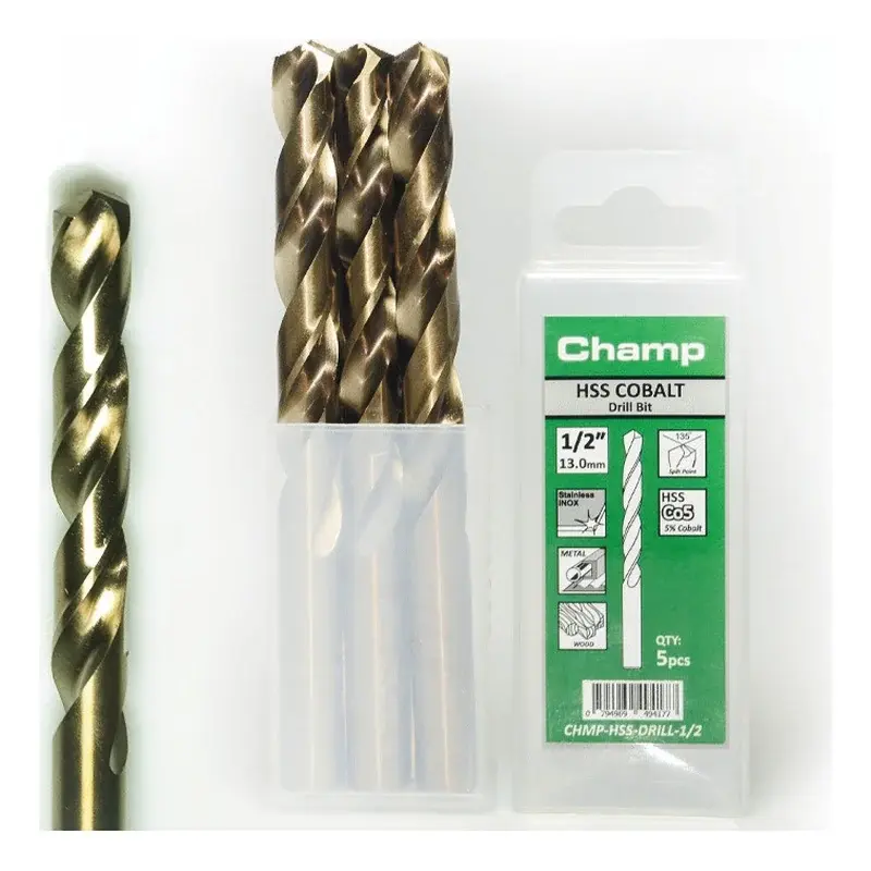 Champ HSS M35 Cobalt Drill Bit 1/8" 3.20mm (P-10)