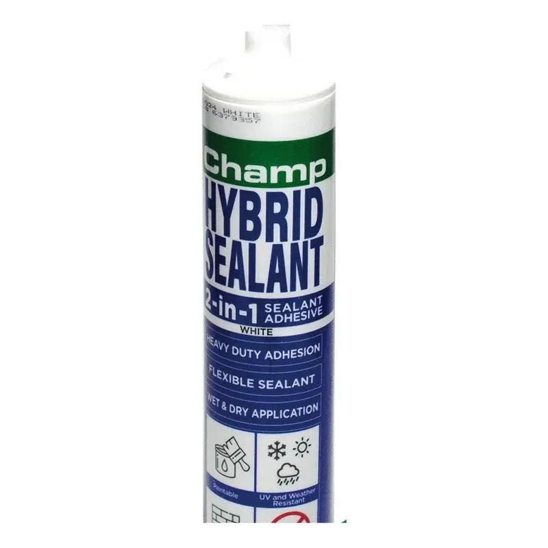Champ Hybrid 2-in-1 Silicone Sealant White 300ml