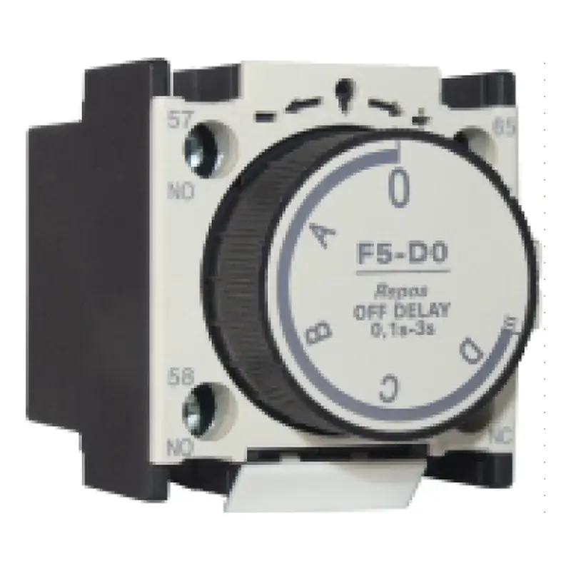 Chint F5 Time Delay Auxiliary Contact 1NO+1NC On-Delay 10s - 180s
