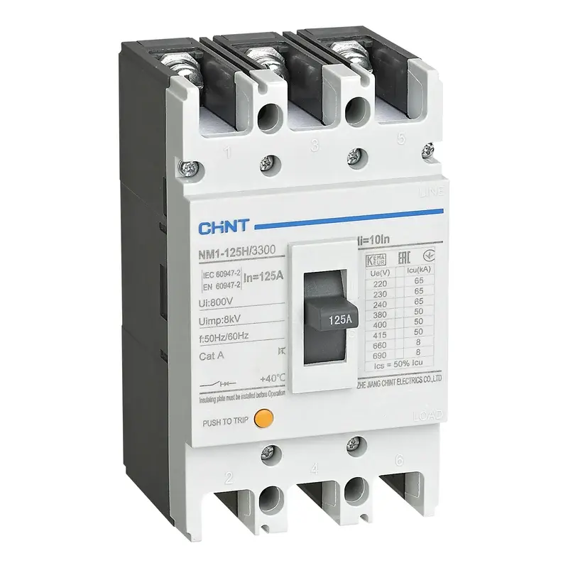 Chint NM1 MCCB Type S 3P 225A 250AF 20kA @ 400V