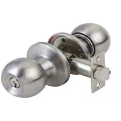 Powerhouse Classic Tubular Entrance Lockset Satin