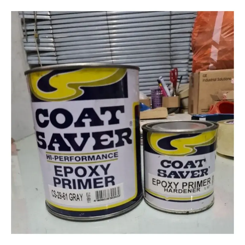 Coat Saver Epoxy Anti-Corrosive Primer Red Oxide 1L Set