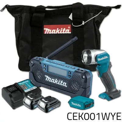 Makita CEK001WYE 12V Cordless Emergency Kit (CXT)