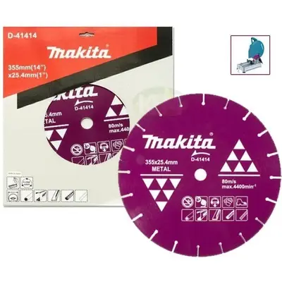 Makita D-41414 Diamond Wheel 14″ (355mm) Segmented Type Vacuum Brazed