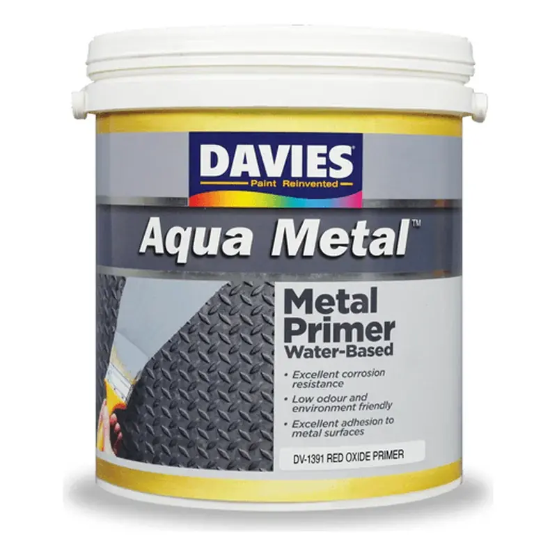 Davies Aqua Metal Anti-Corrosive Primer Red Oxide 1L