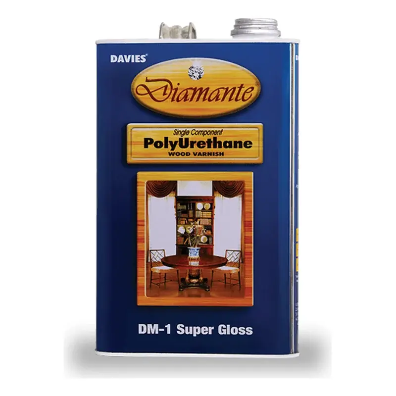 Davies Diamante 1K PU Floor Varnish Topcoat Gloss Clear 1L