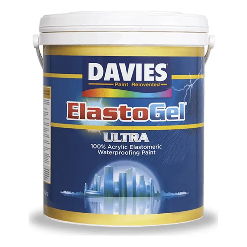 Davies Elastogel Ultra Elastomeric Paint Sheen White 16L